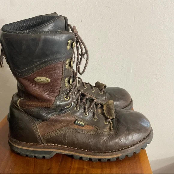 Red Wing Irish Setter 200g Elk Tracker Outdoor GoreTex Boots Mens Size 12